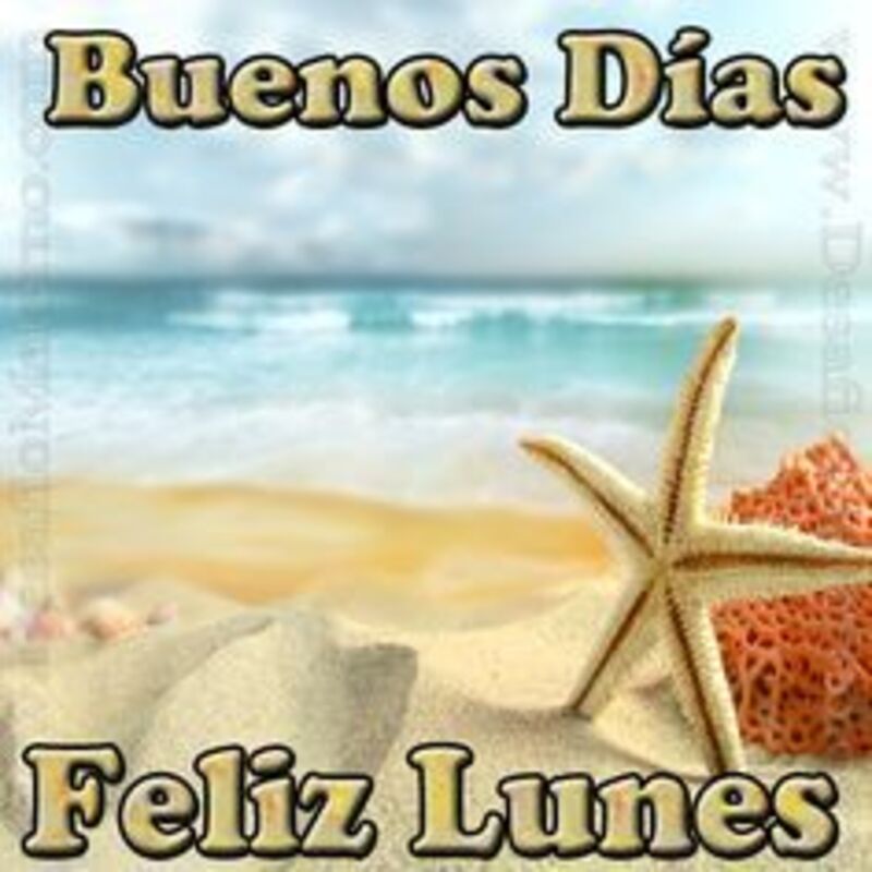 Buenos Días Feliz Lunes imágenes verano