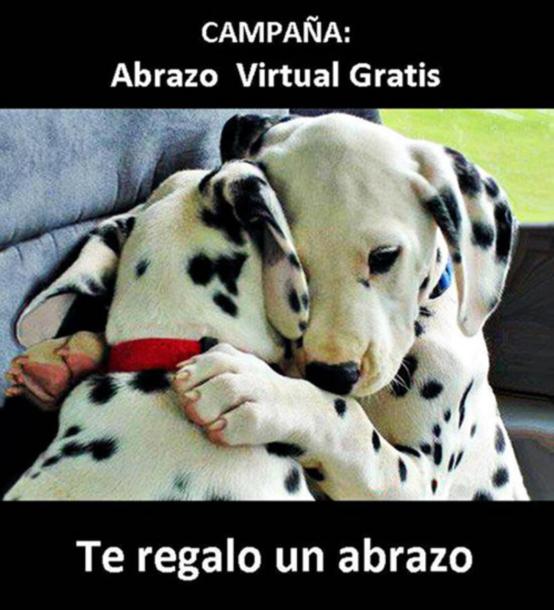 Campaña Abrazo Virtual Gratis te regalo un abrazo