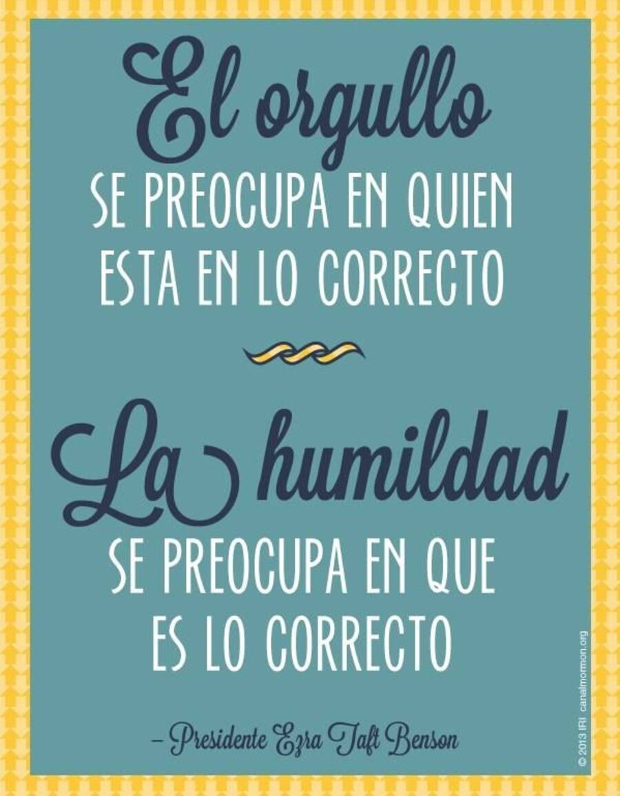 El orgullo y la humildad frases bellas