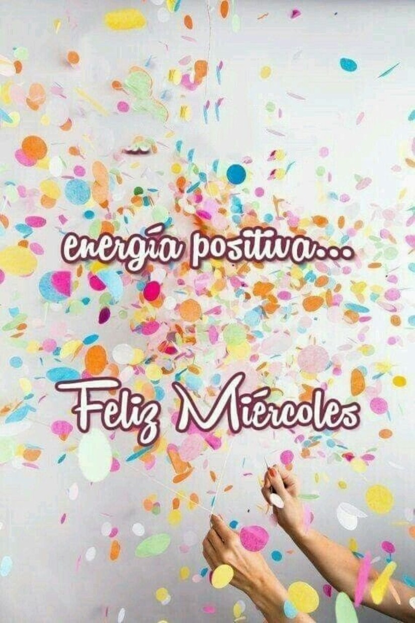 Energía positiva Feliz Miércoles