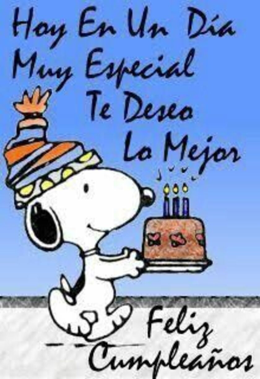 Feliz Cumpleaños imágenes Snoopy