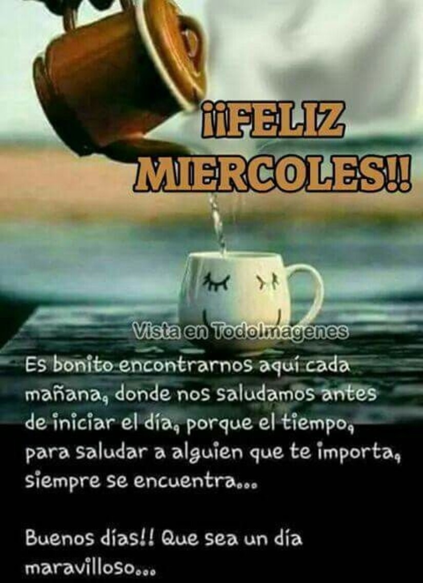 Feliz Miércoles con café