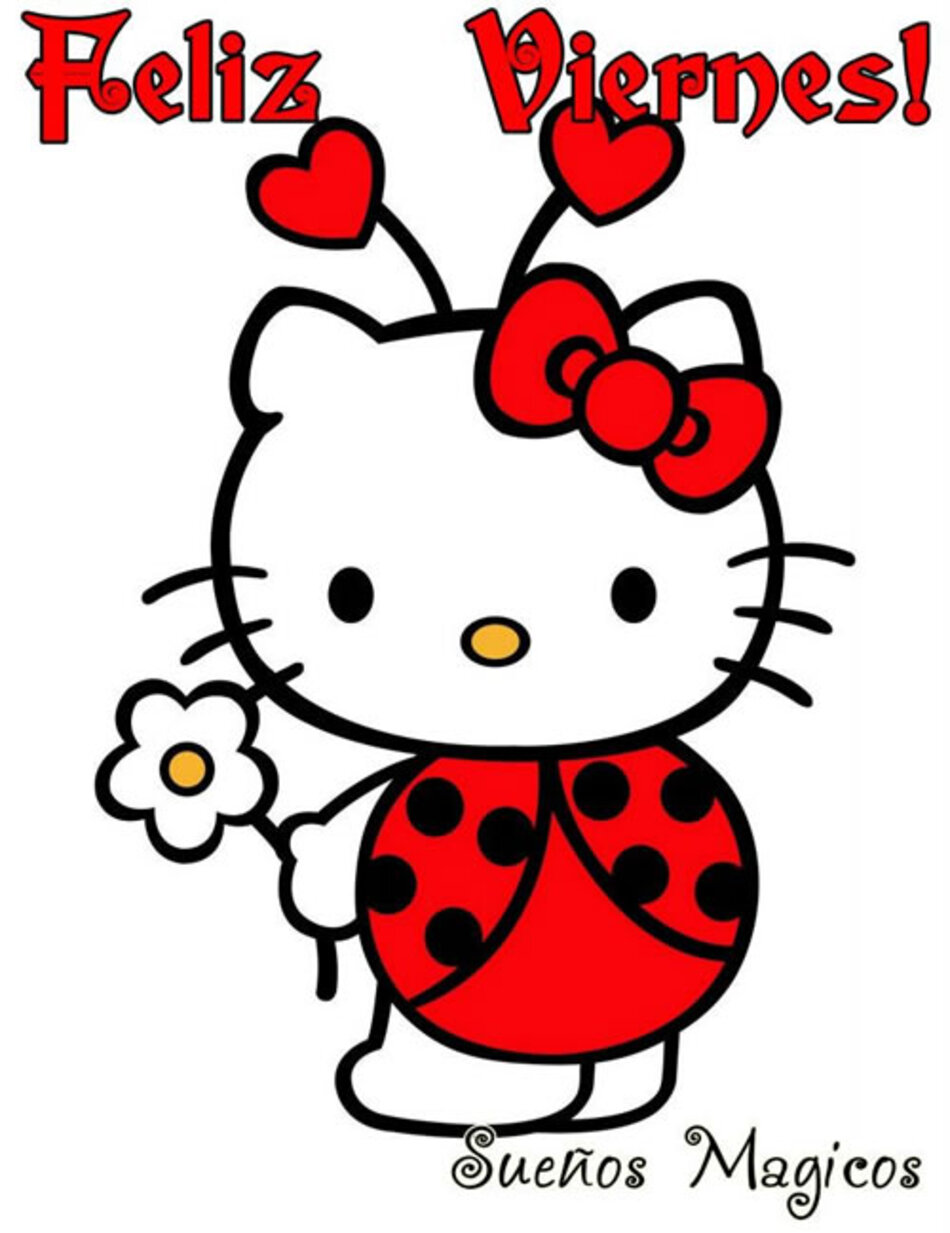 Feliz Viernes Hello Kitty