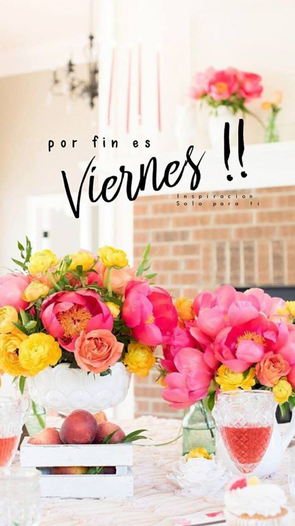 Feliz Viernes imágenes con flores para Facebook (1)