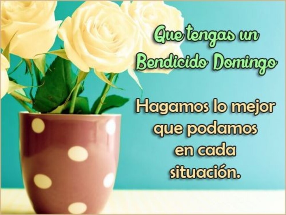 Frases y imágenes Feliz Domingo para Facebook 3