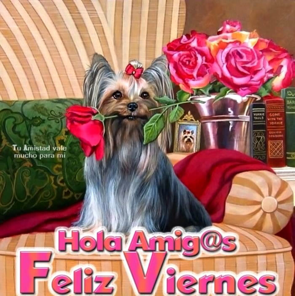 Hola amigos Feliz Viernes