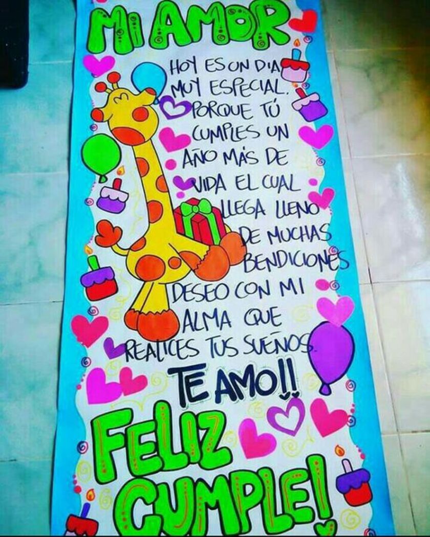 Mi Amor te amo Feliz Cumple