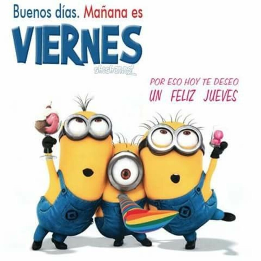 Minions Feliz Jueves para Facebook