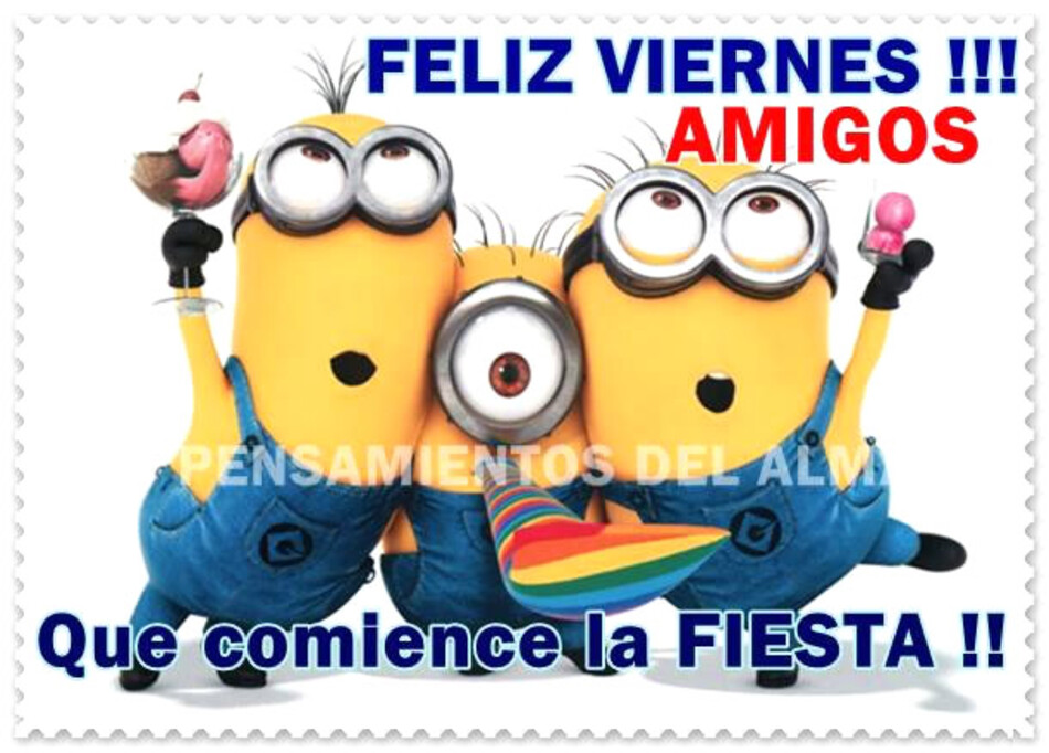 Minions Feliz Viernes imágenes