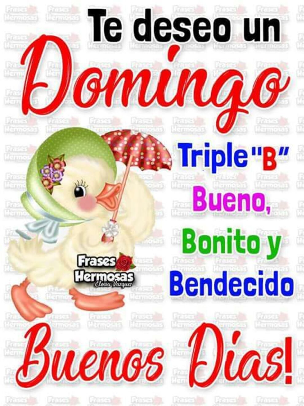 Relájate hoy es Domingo 1