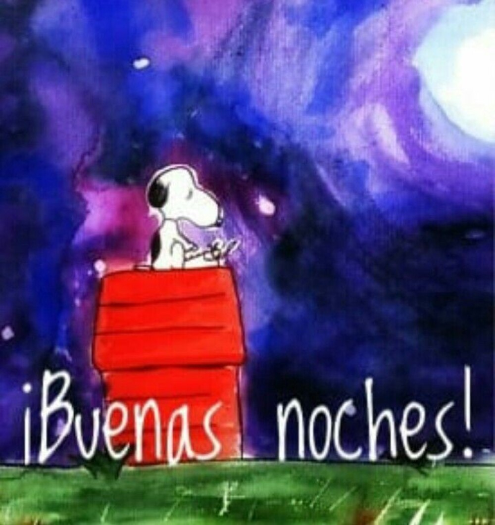 Snoopy Buenas Noches