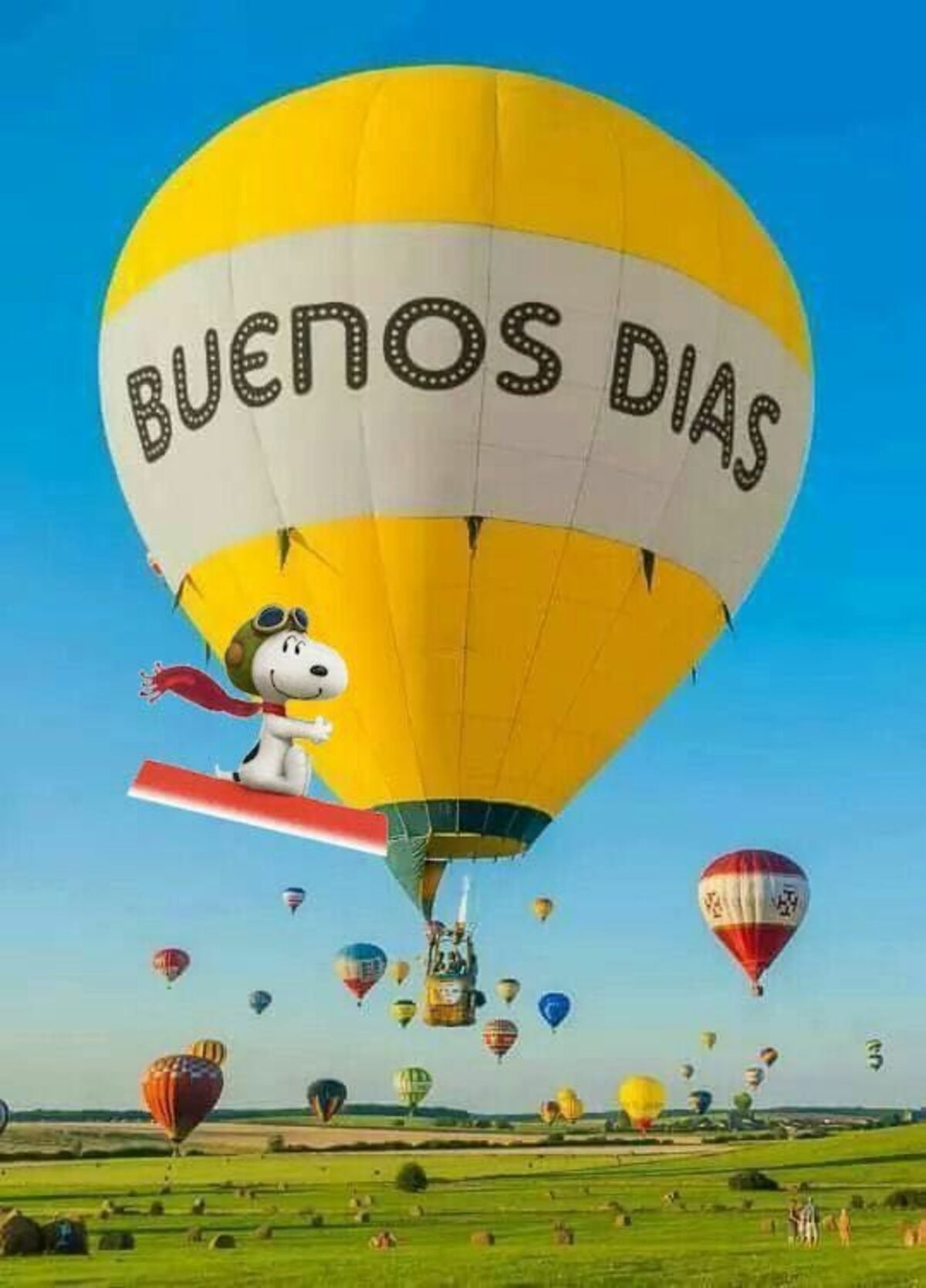 Snoopy imágenes de Buenos Días