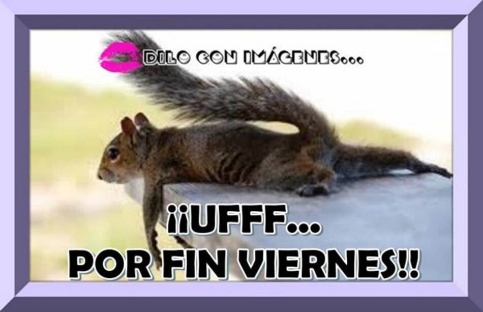 Ufff por fin Viernes